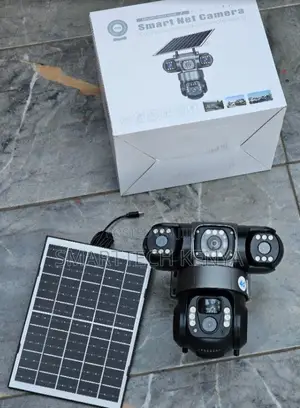 Triple Lens 4G Waterproof Security Surveillance Solar Camera