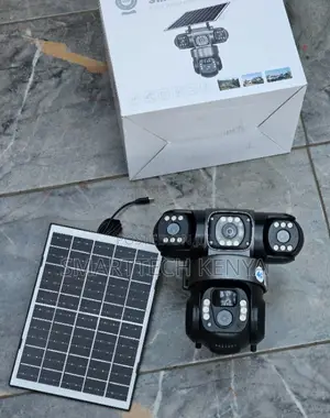 3 Lens Solar Camera 4g Simcard PTZ Security CCTV CAMERA Outdoor