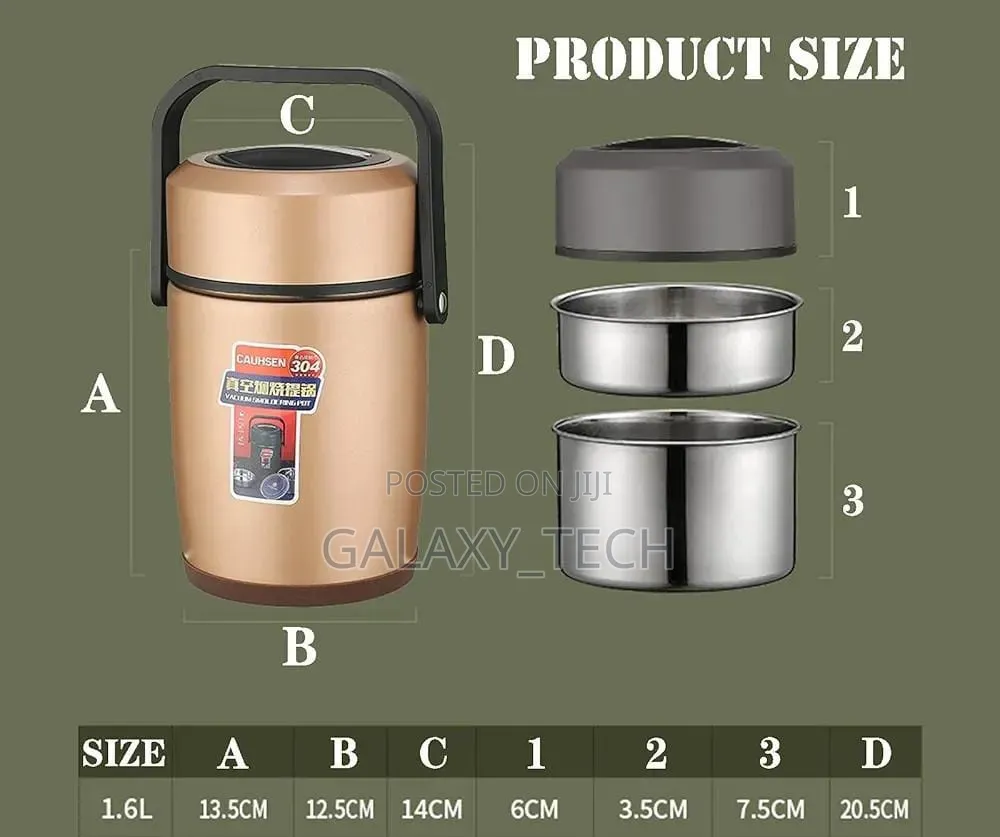 1.7L Food Jar,food Warmer