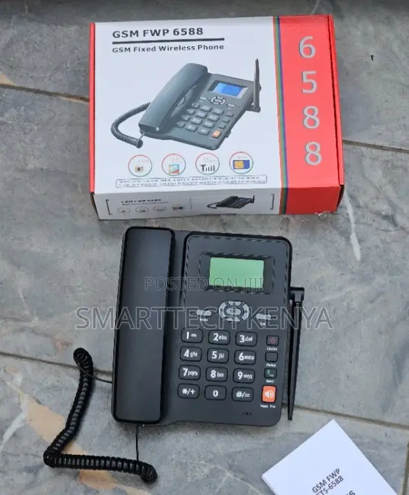 GSM Fixed Wireless Phone 6588 Dual SIM Card