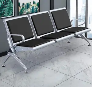 Office Bench; 3-Seater Padded Waiting Bench