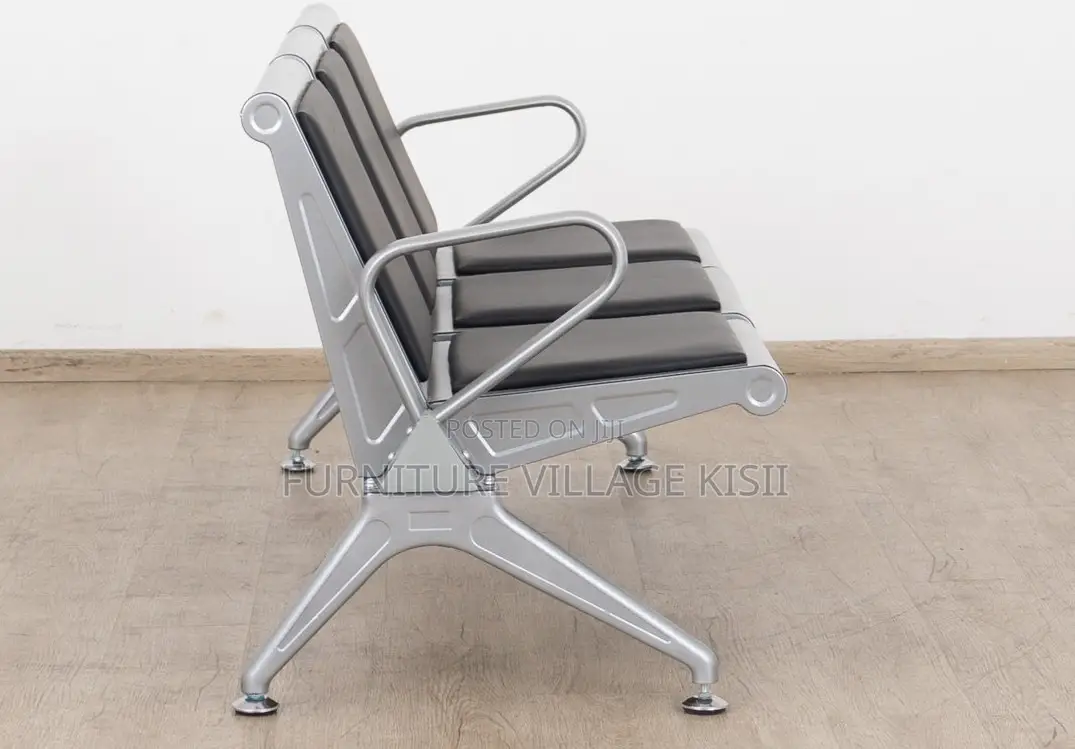 Office Bench; 3-Seater Padded Waiting Bench