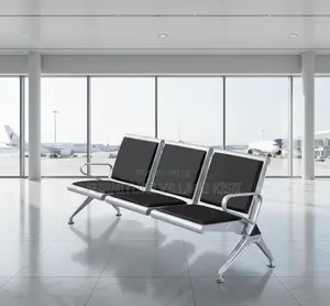 Office Bench; 3-Seater Padded Waiting Bench