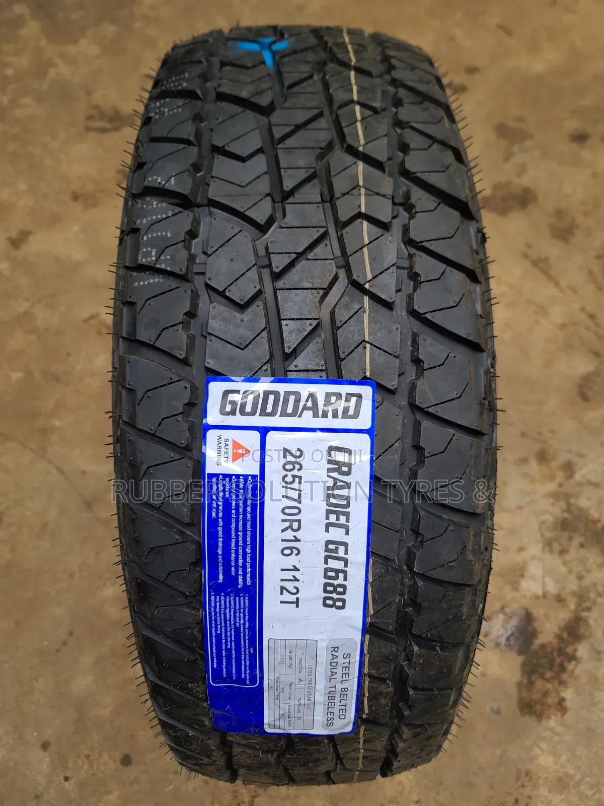 265 /70 R16 Goddard Tires 112t Cradec Gc688 All-Terrain