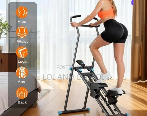 Stair Stepper Climber Stride Machine for Adjustable Resistance - main view
