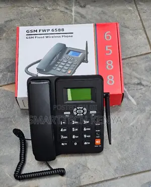 GSM Landline Phone 6588 Dual SIM With External Antenna