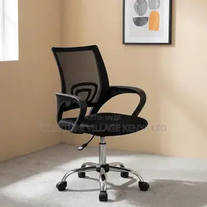 Office Chair; Swivel Mesh Mid Back Ergonomic Office Chair