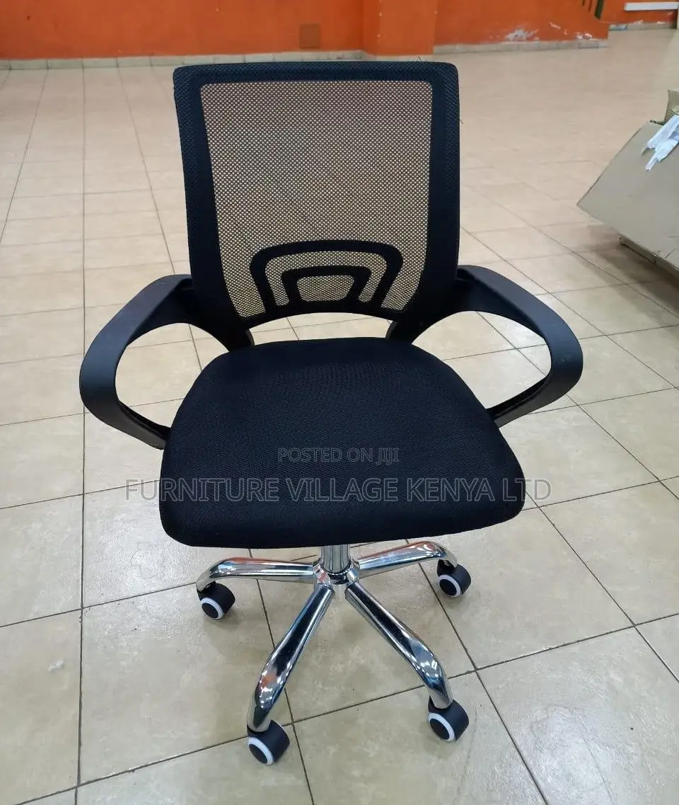 Office Chair; Swivel Mesh Mid Back Ergonomic Office Chair