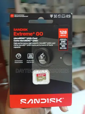 SanDisk Extreme 128GB UHS-I microSDXC MemoryCard High-Performance Card