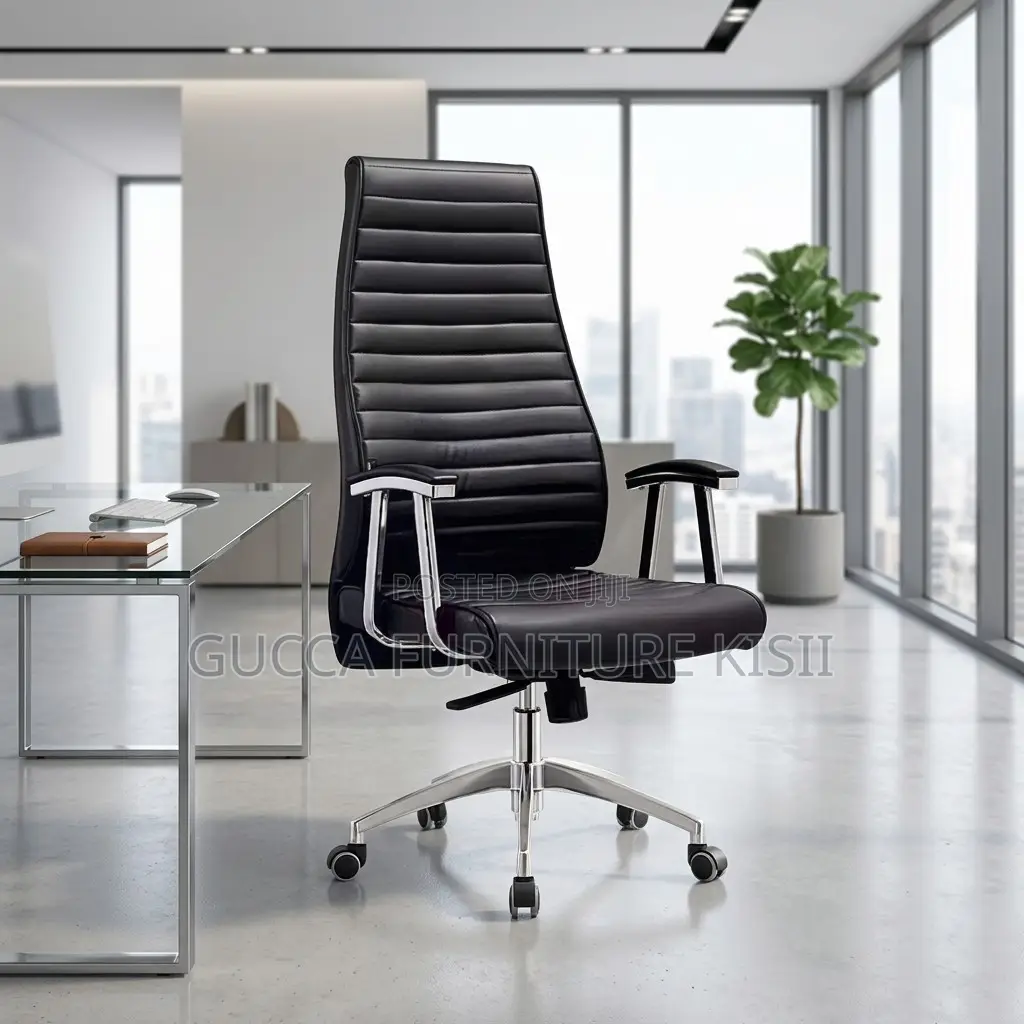 Office Chair; Executive Leather Boss Office Chair