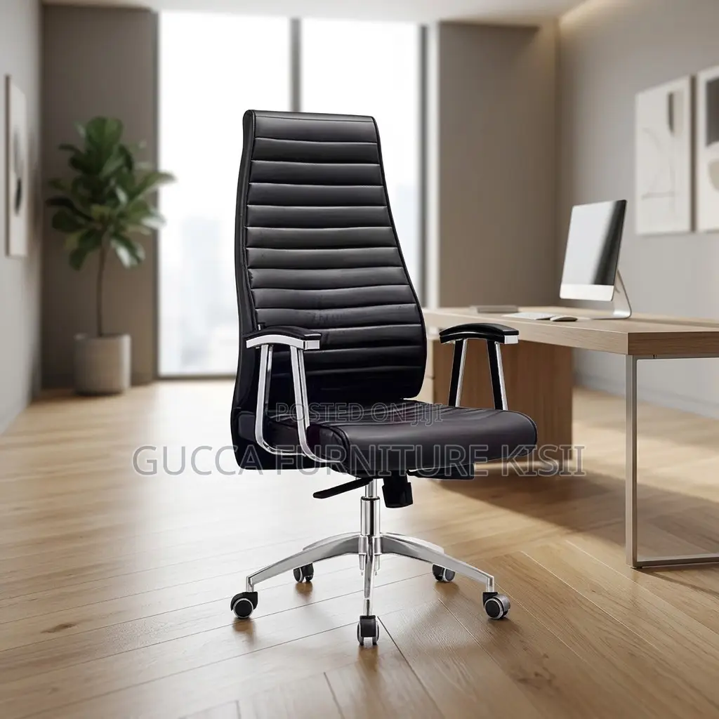Office Chair; Executive Leather Boss Office Chair