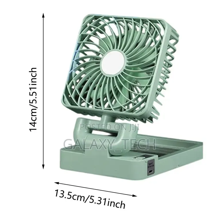 USB + Solar Charging Car Fans. 3-Speed, Foldable
