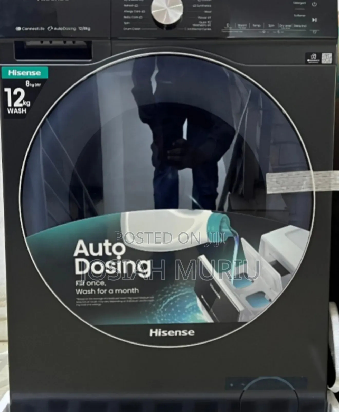 12kg Hisense Washing Machine Front Load Wash and Dry