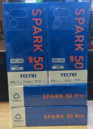 New Tecno Spark 50 Pro 256 GB Black