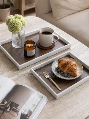 3PC Premium Wooden Serving Trays