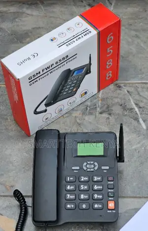 ETS 6588 GSM Fixed Wireless Phone With SIM Card Slot
