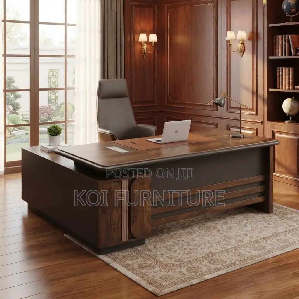 Office Desk; 1600mm Executive Golden Top Stylished Office Desk