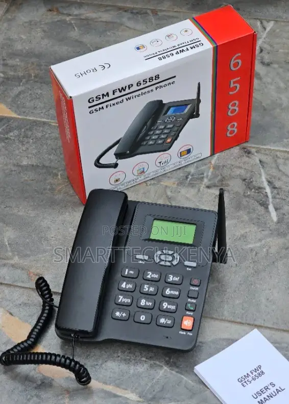GSM FWP 6588 -GSM Fixed DESKPHONE Dual Sim Phone
