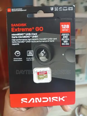 SanDisk Extreme Go 128GB microSD Card Fast Read Speeds Up to 240mb/S