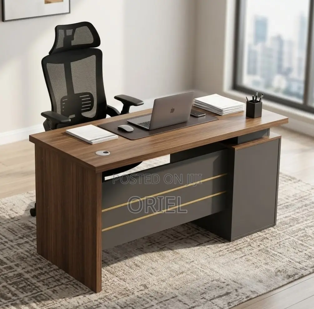 Office Desk : Single Staff 140CM Executive Desk