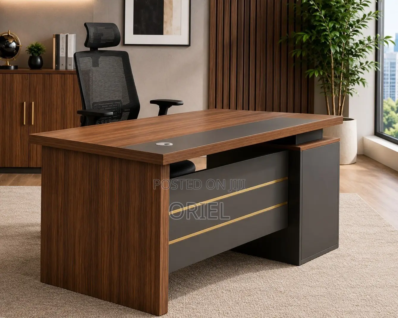 Office Desk : Single Staff 140CM Executive Desk