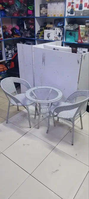 3-Piece Outdoor/Indoor Wicker-Style Patio Set