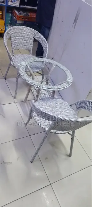 3-Piece Outdoor/Indoor Wicker-Style Patio Set