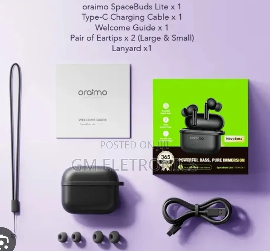 Original Spacebuds Lite With Powerful Bass-Black