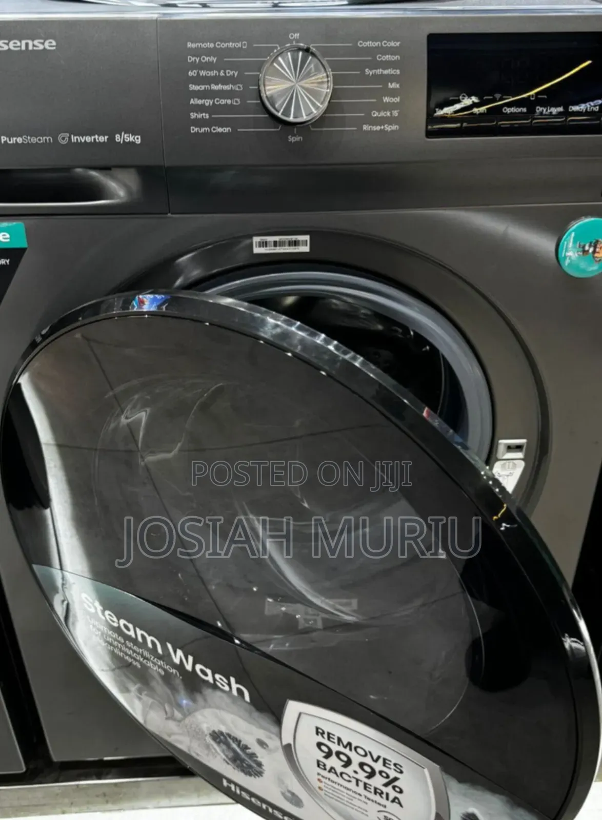 Hisense 8KG Washing / 5KG Drying Machine – Automatic Wash Dry Combo