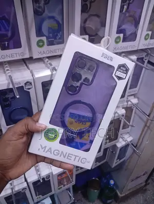 Purple Samsung Galaxy S24 Ultra Magnetic Case Matte and MagSafe