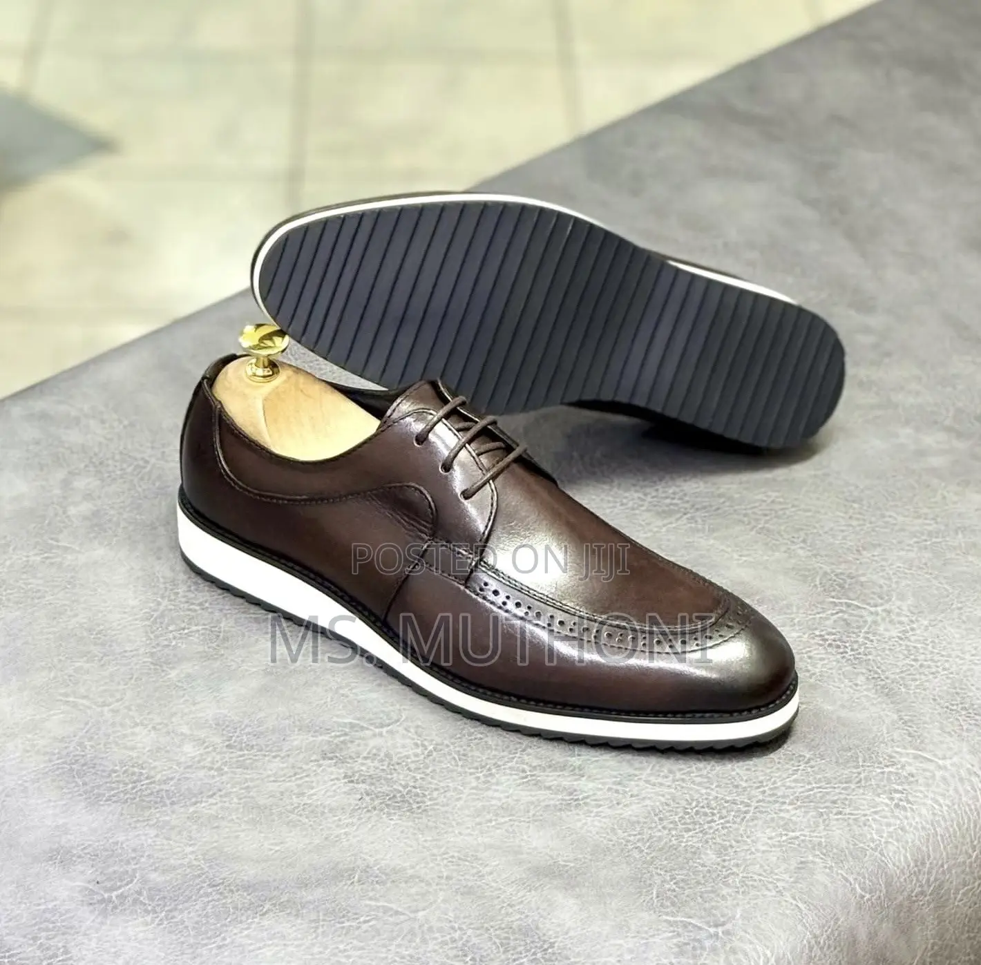 John Foster Hybrid Leather Dress Shoes Size 40-45