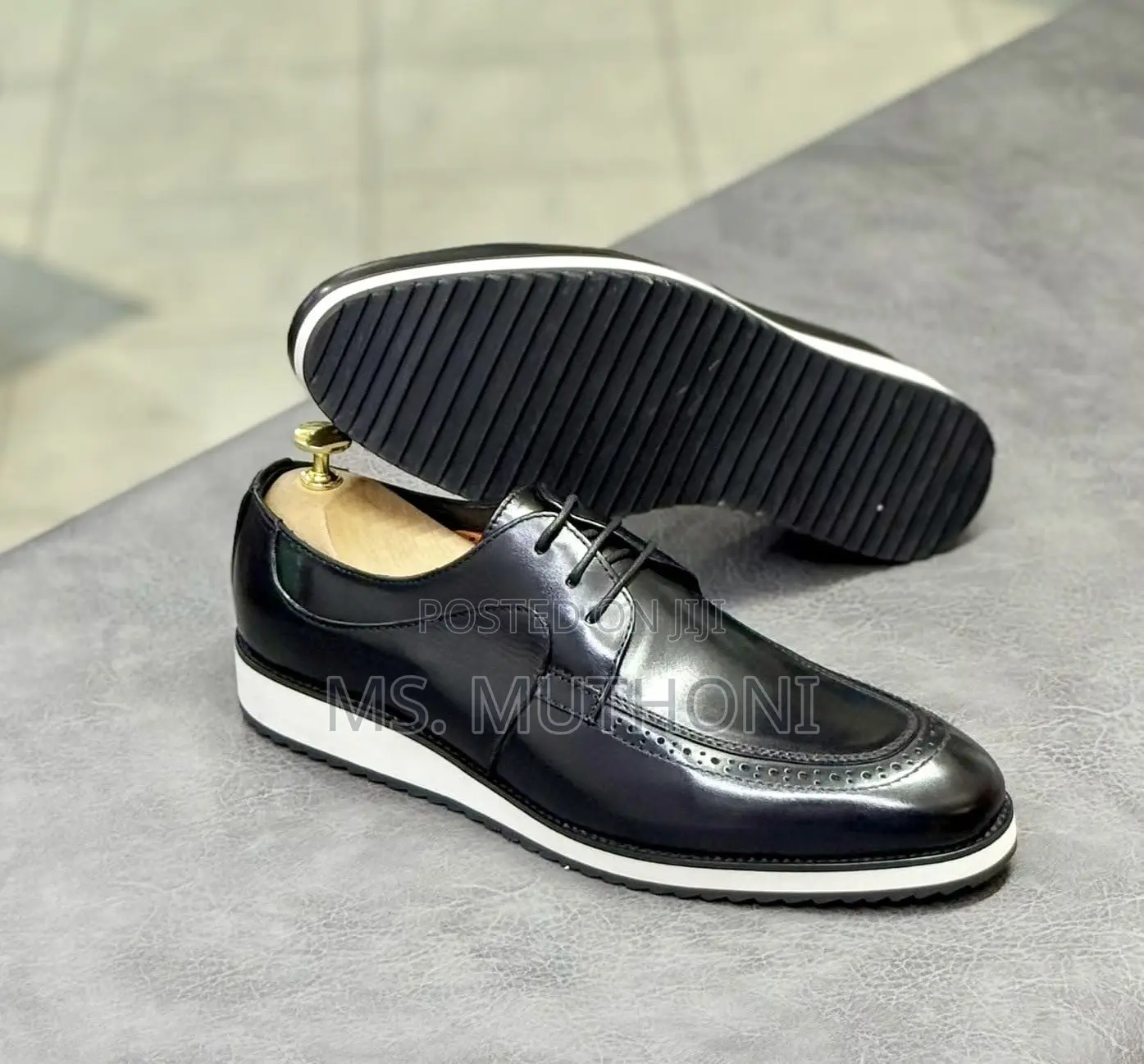 John Foster Hybrid Leather Dress Shoes Size 40-45