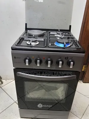 Nunix 3+1 50×55cm Standing Gas Cooker With Electric Oven