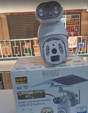 UBOX 6MP 4G Solar Security Camera With Motion Detection