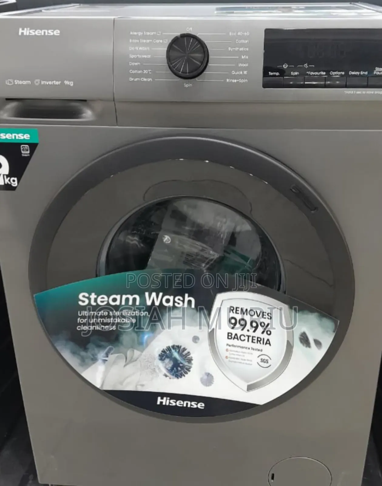 Hisense 9KG Washing Machine – Wash Spin