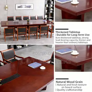 Mahogany Conference Table-12 Seat