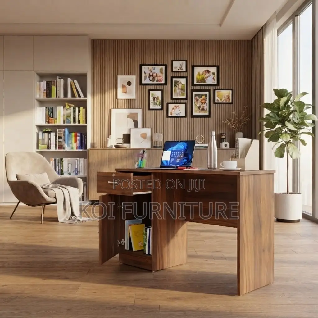 Office Desk; 1200mm Brown Home Productive Study Table