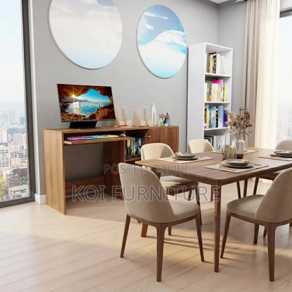 Office Desk; 1200mm Brown Home Productive Study Table