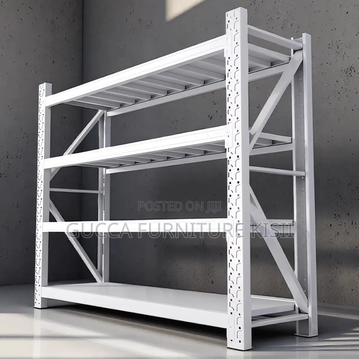 Storage Rack; Adjustable Metal Shelf Rack