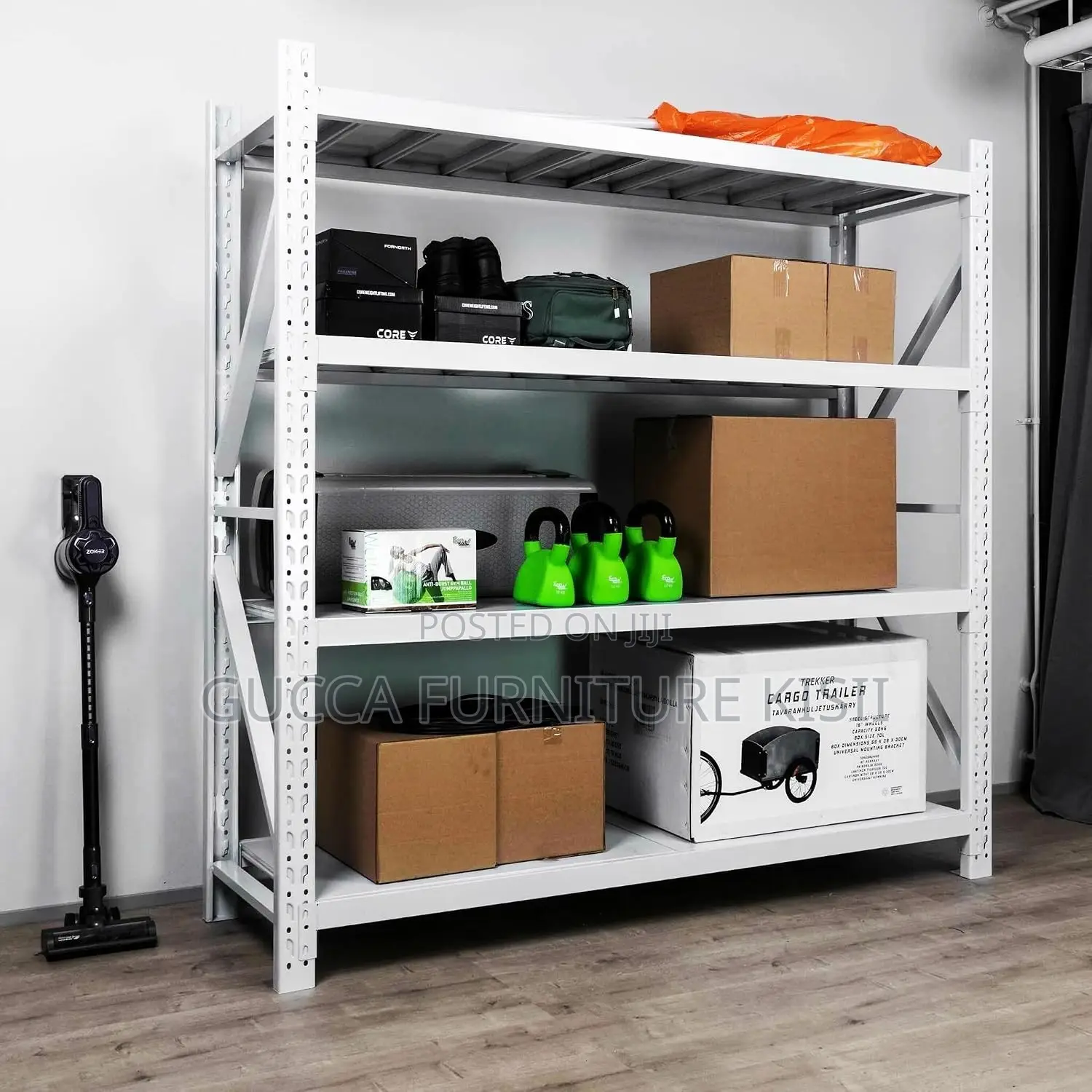 Storage Rack; Adjustable Metal Shelf Rack