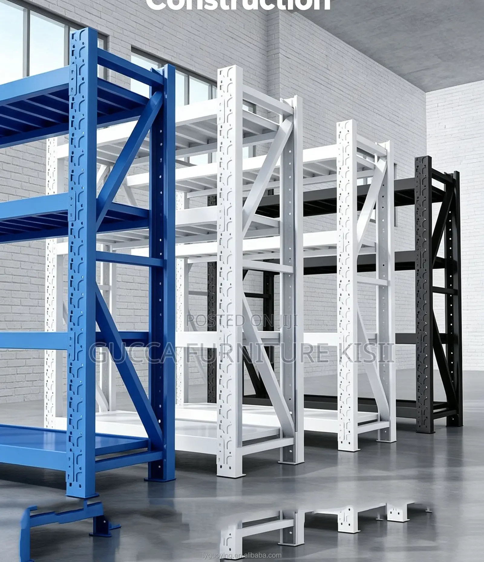Storage Rack; Adjustable Metal Shelf Rack