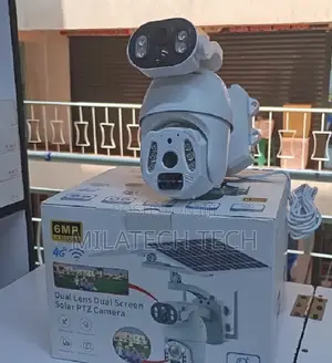 6MP UBOX 4G Solar CCTV Camera With Remote Viewing