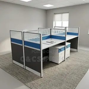 Imported 4-Seater Workstation Desk.