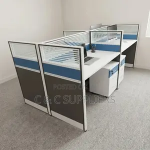 Imported 4-Seater Workstation Desk.