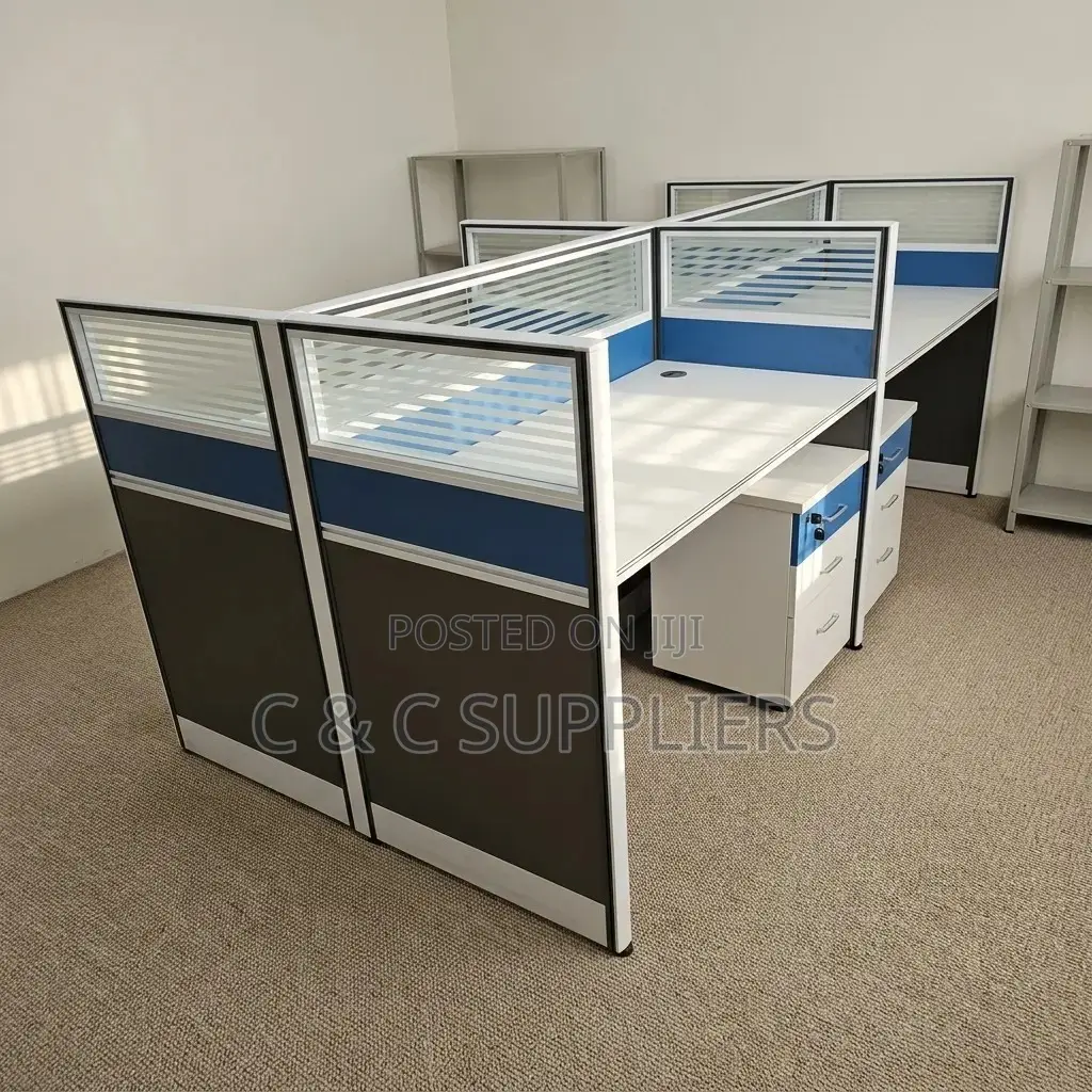 Imported 4-Seater Workstation Desk.
