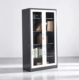 Office Cabinet : Glass Door Steel Filing Cabinet