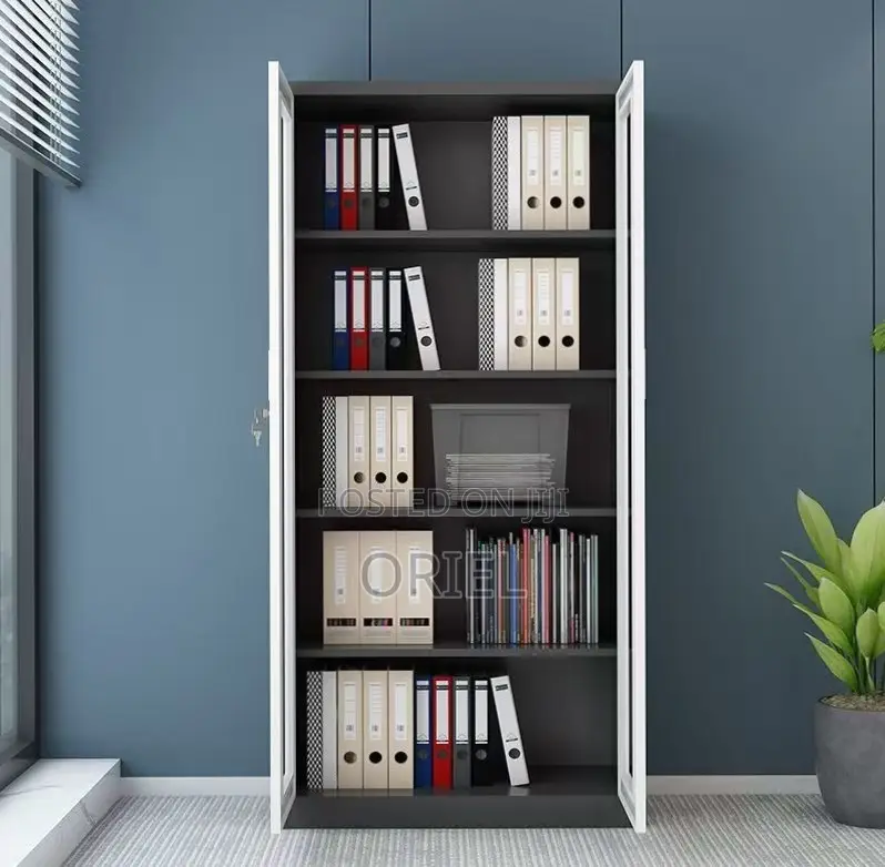 Office Cabinet : Glass Door Steel Filing Cabinet