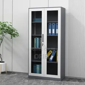 Office Cabinet : Glass Door Steel Filing Cabinet