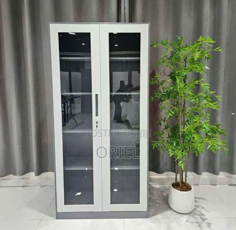 Office Cabinet : Glass Door Steel Filing Cabinet