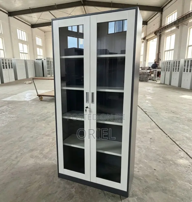 Office Cabinet : Glass Door Steel Filing Cabinet